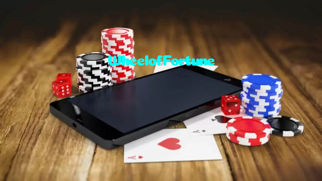 WheelofFortune casino presented on mobile device in Pakistan with slots and live games